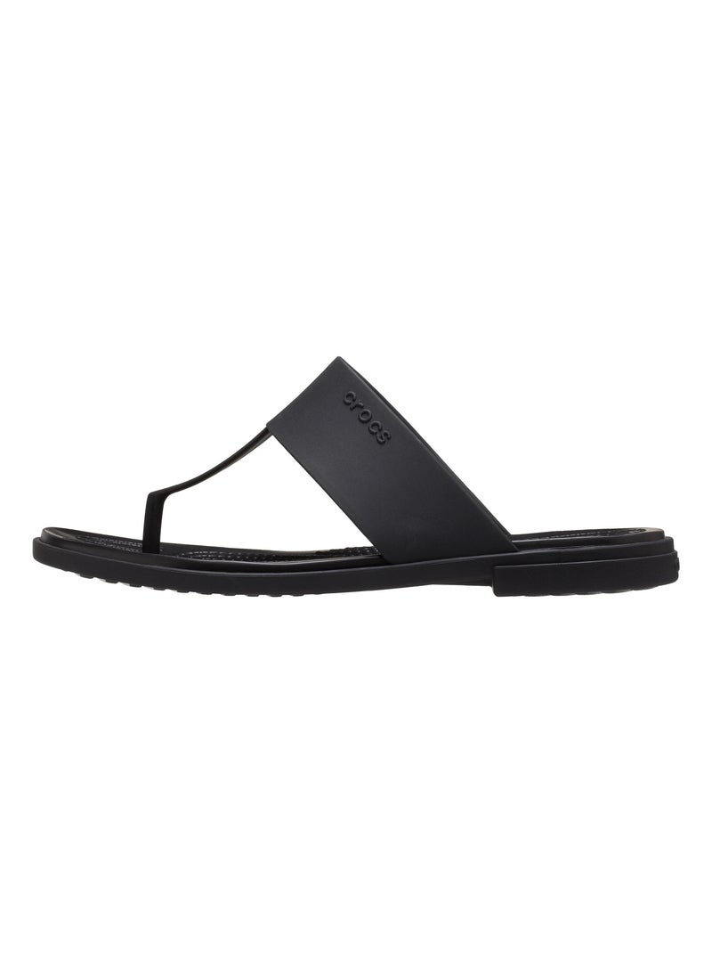 Sandales à Enfiler Crocs Tulum Flip Noir - Kiabi