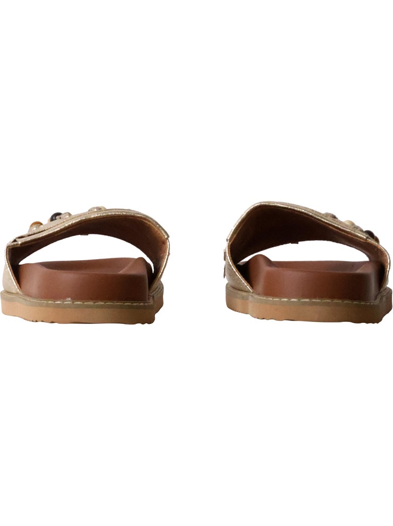 Sandales à Enfiler Findlay Paris Doré/or - Kiabi