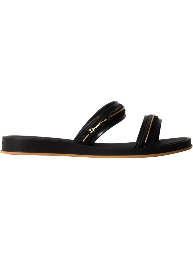 Sandales à Enfiler Ipanema Glow Slide Noir - Kiabi