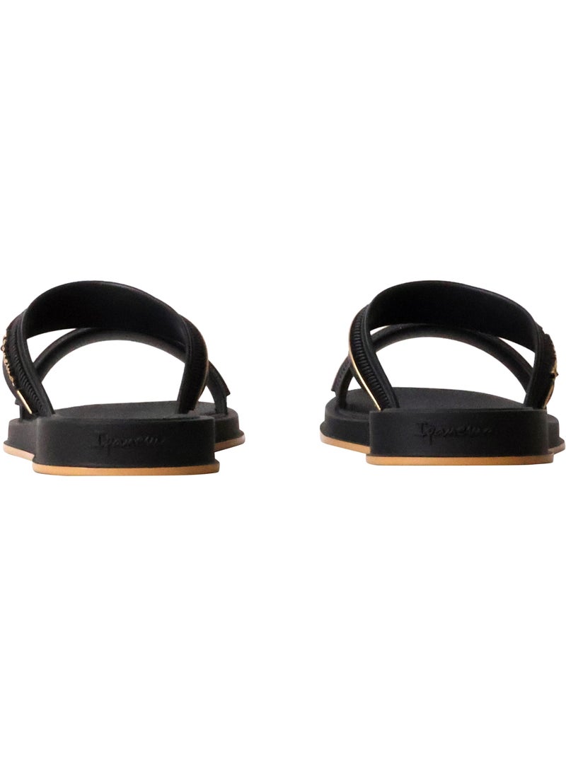 Sandales à Enfiler Ipanema Glow Slide Noir - Kiabi