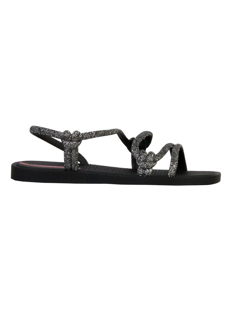 Sandales à Enfiler Ipanema Solar Glow Noir - Kiabi