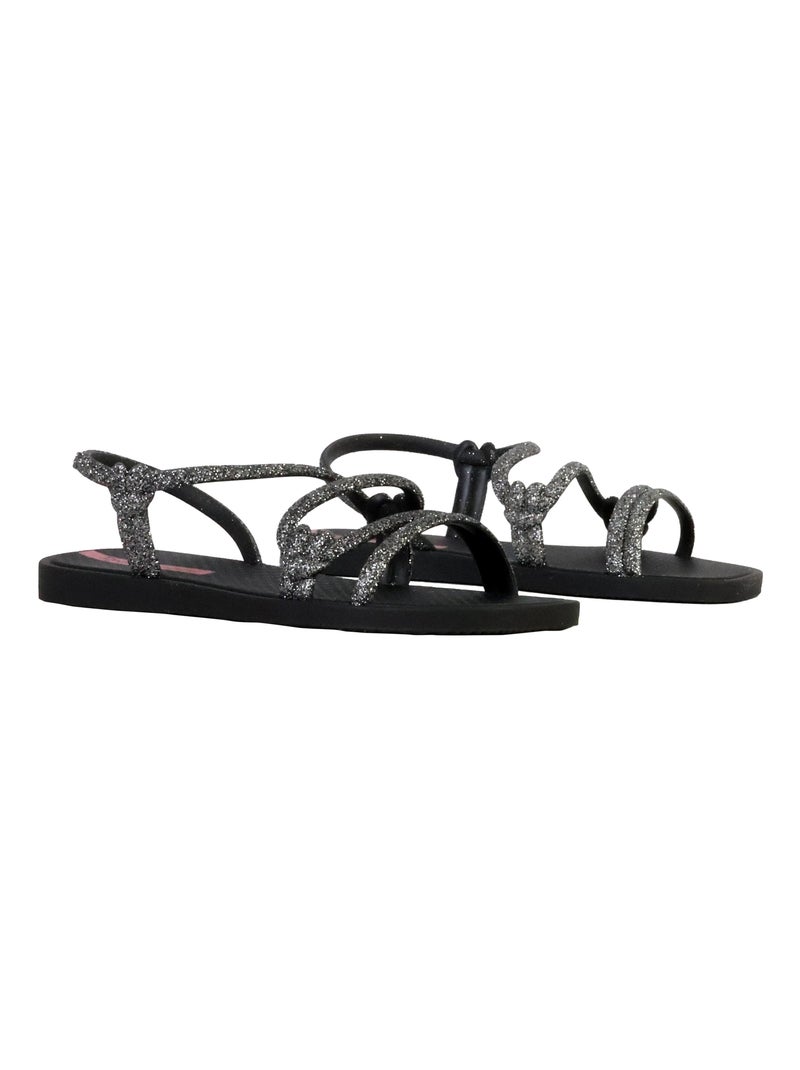 Sandales à Enfiler Ipanema Solar Glow Noir - Kiabi