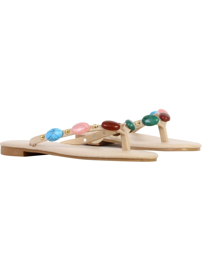 Sandales à Enfiler Joia Beige - Kiabi