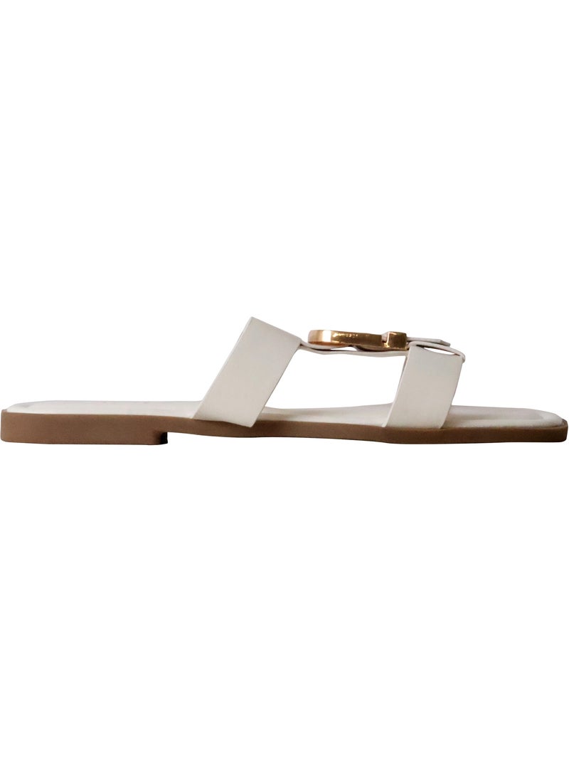 Sandales à Enfiler Joia Blanc - Kiabi