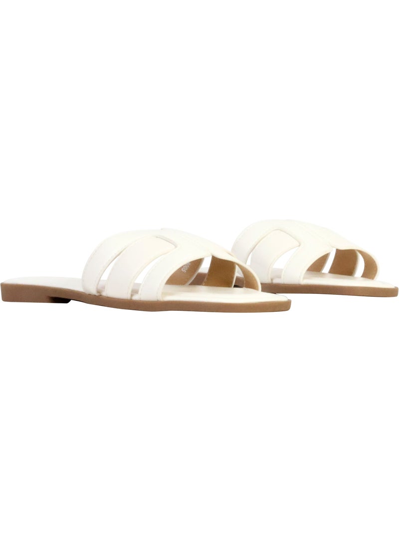 Sandales à Enfiler Joia Blanc - Kiabi