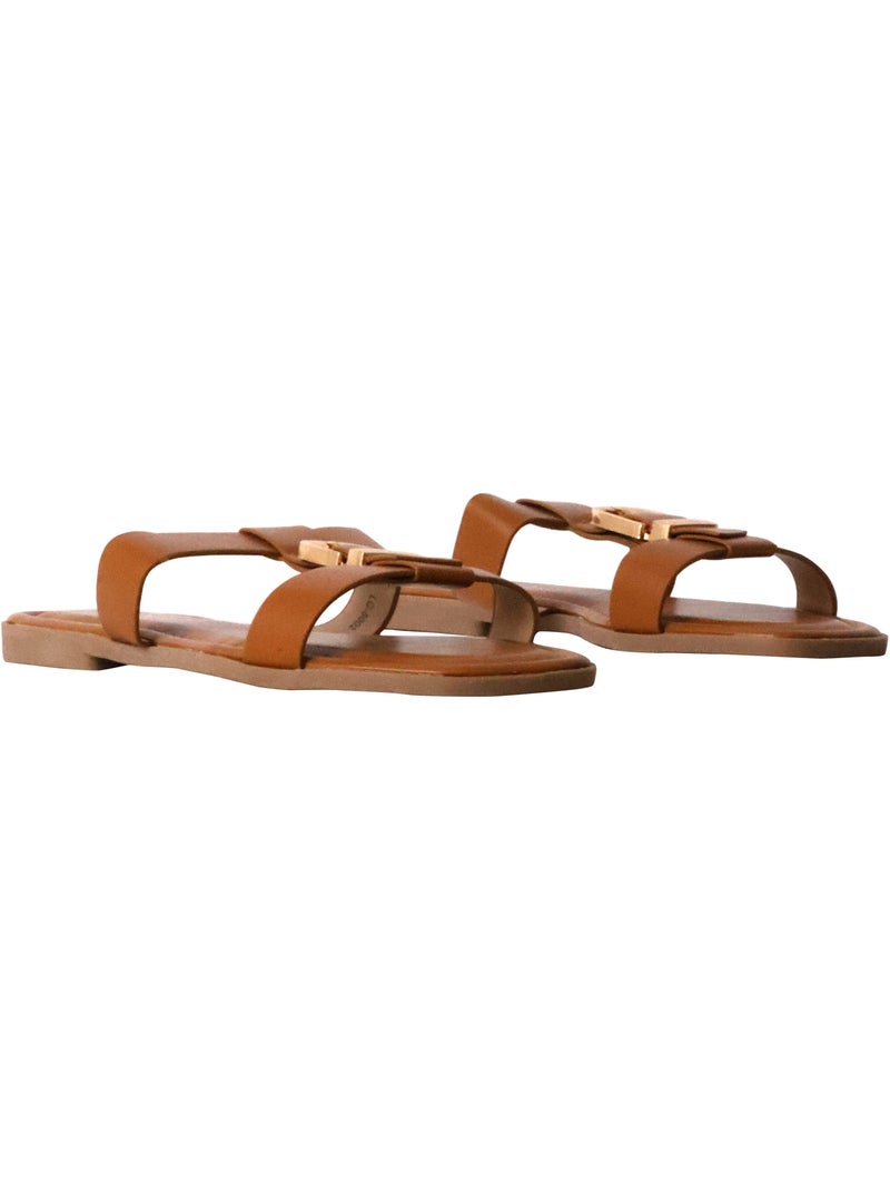 Sandales à Enfiler Joia Camel - Kiabi