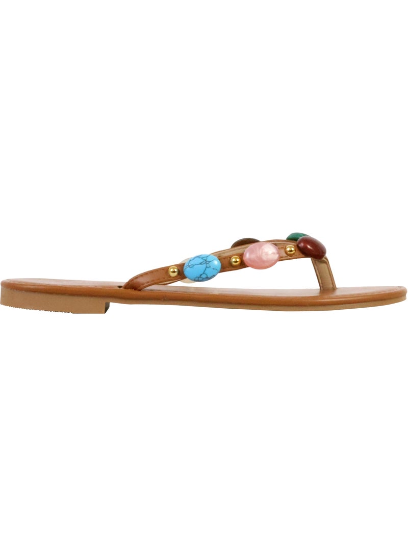 Sandales à Enfiler Joia Camel - Kiabi