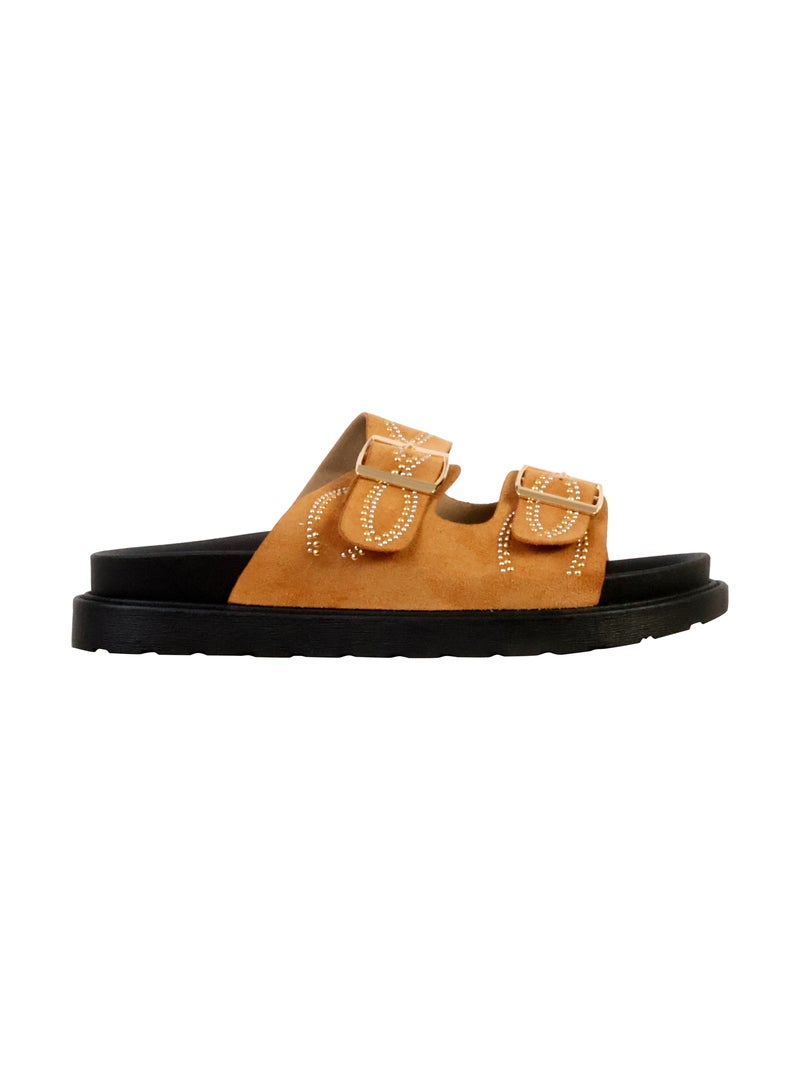 Sandales à Enfiler Joia Camel - Kiabi