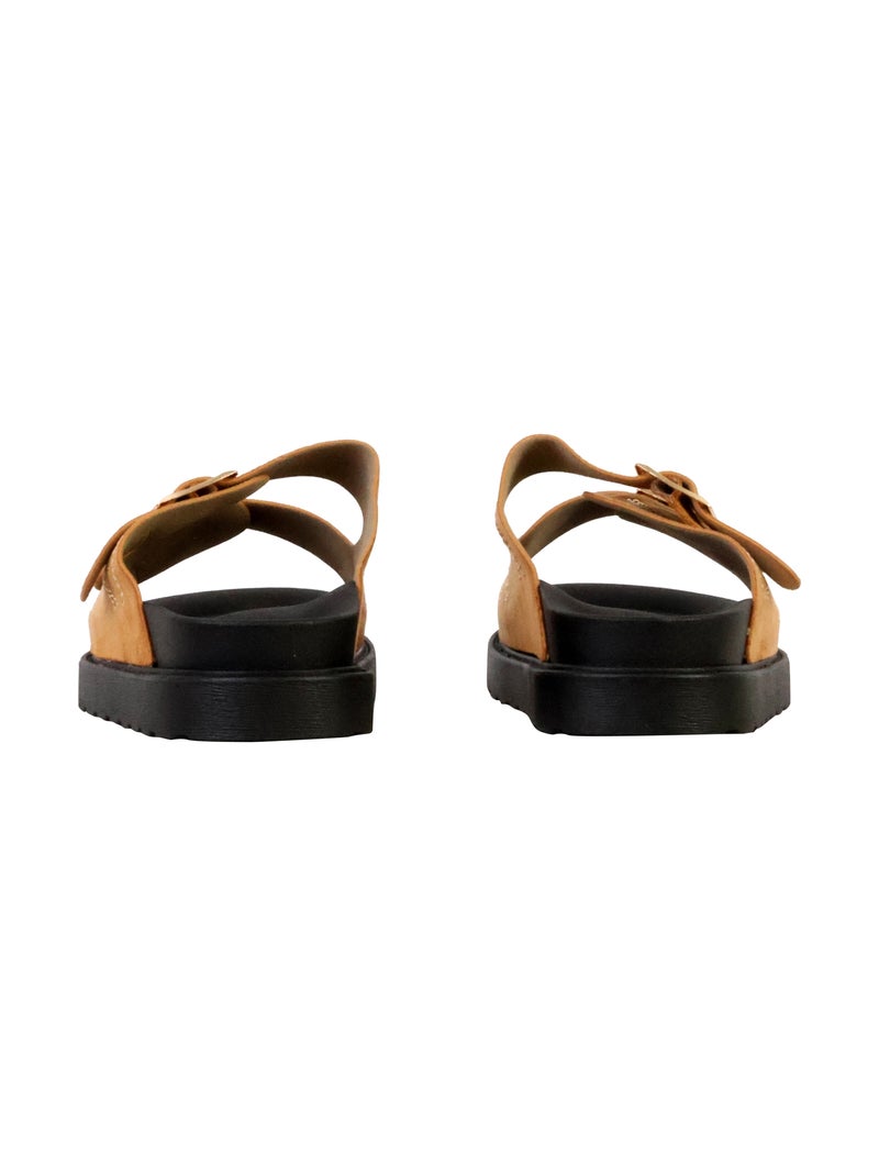 Sandales à Enfiler Joia Camel - Kiabi