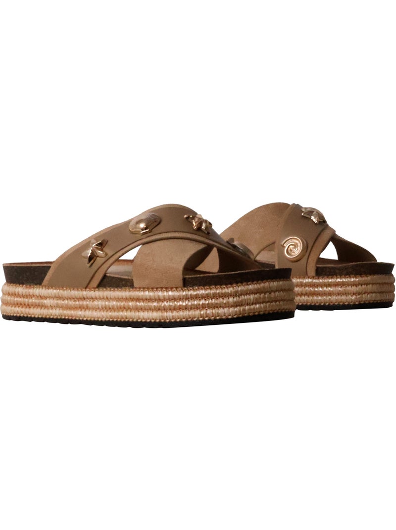 Sandales à Enfiler Joia Kaki - Kiabi