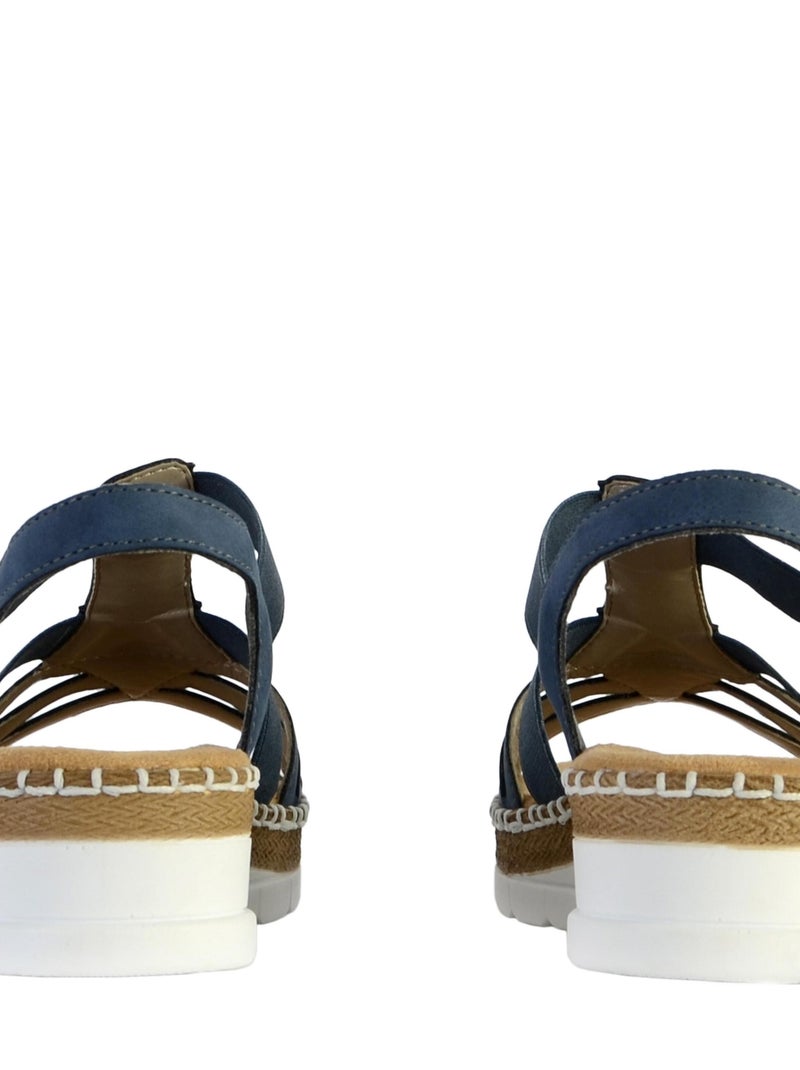 Sandales à enfiler Rieker Morelia Bleu - Kiabi