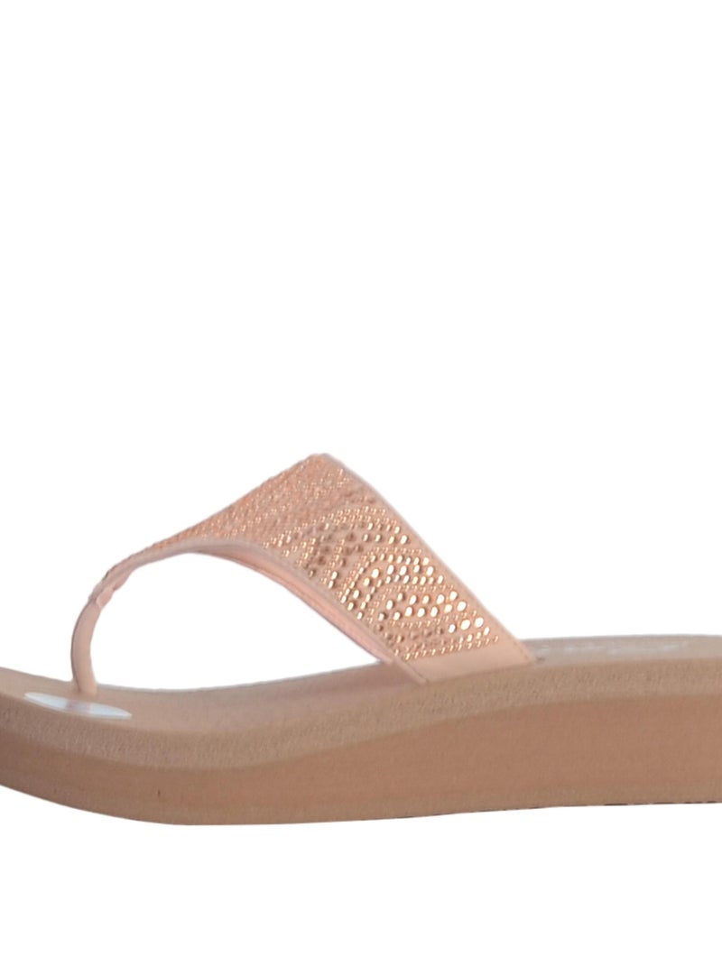 Sandales à Enfiler Skechers Stone Candy Beige - Kiabi