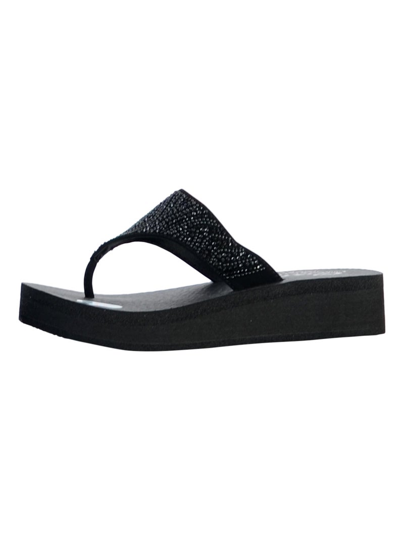 Sandales à Enfiler Skechers Stone Candy Noir - Kiabi