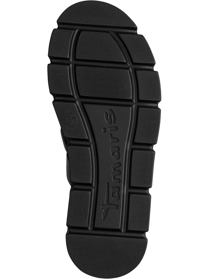 Sandales à Enfiler Tamaris Noir - Kiabi