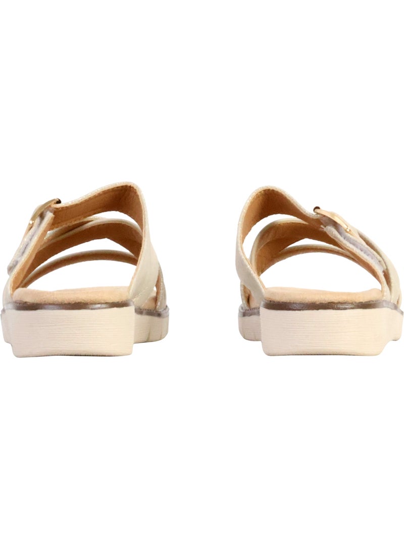 Sandales à Enfiler The Divine Factory Beige - Kiabi