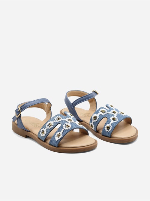 Sandales à fleurs - Doremi - Kiabi