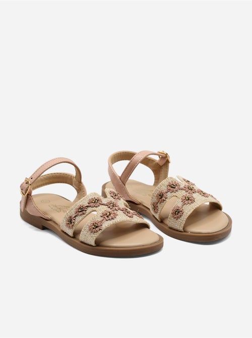 Sandales à fleurs - Doremi - Kiabi