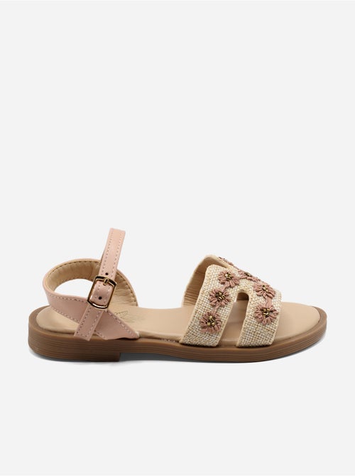 Sandales à fleurs - Doremi - Kiabi