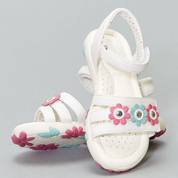 Sandales Fille /à Fleurs