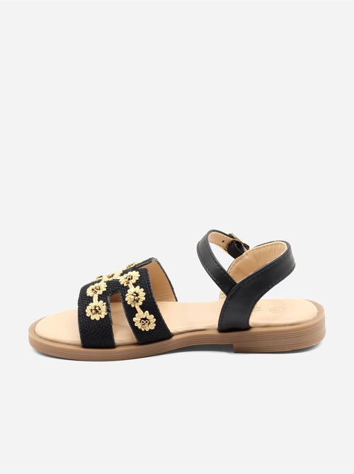 Sandales à fleurs - Kiabi