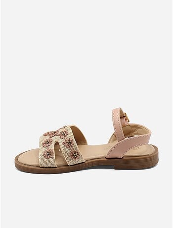 Sandales à fleurs