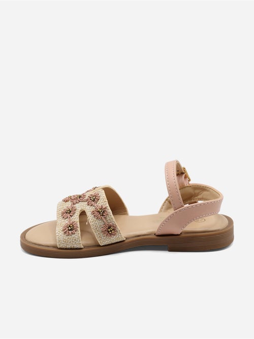 Sandales à fleurs - Kiabi