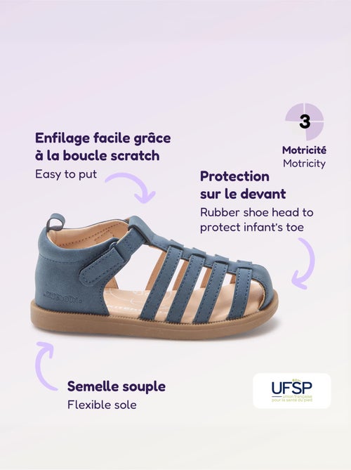Sandales à lanières '1ers pas' - Kitchoun - Kiabi