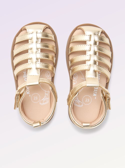 Sandales à lanières '1ers pas' - Kitchoun - Kiabi