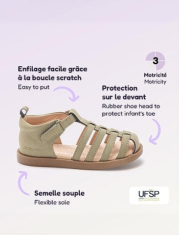 Sandales à lanières '1ers pas' - Kitchoun