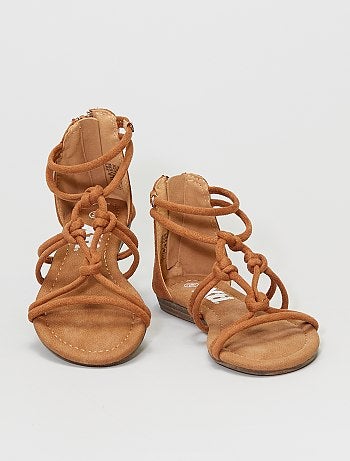 Sandales à lanières