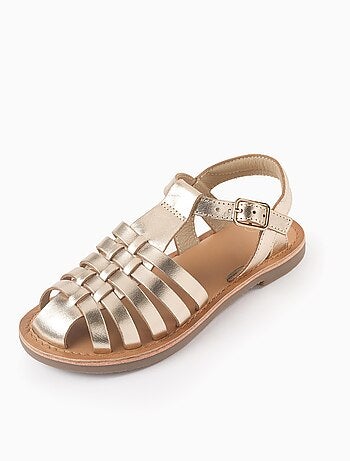 Sandales à Lanières en Cuir