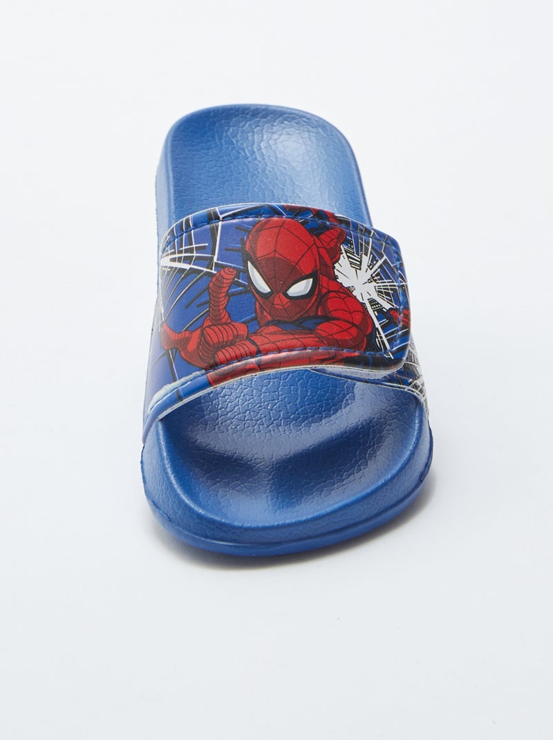 Marvel Spiderman Sandales Garçon | Claquettes Enfant | Chaussures Garçon Pour D'ete | Noir 29