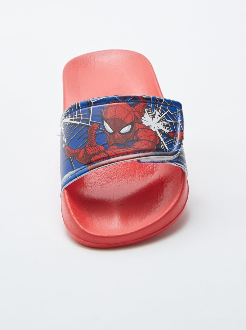 Sandales à large bride 'Spiderman' 'Marvel' ROUGE - Kiabi