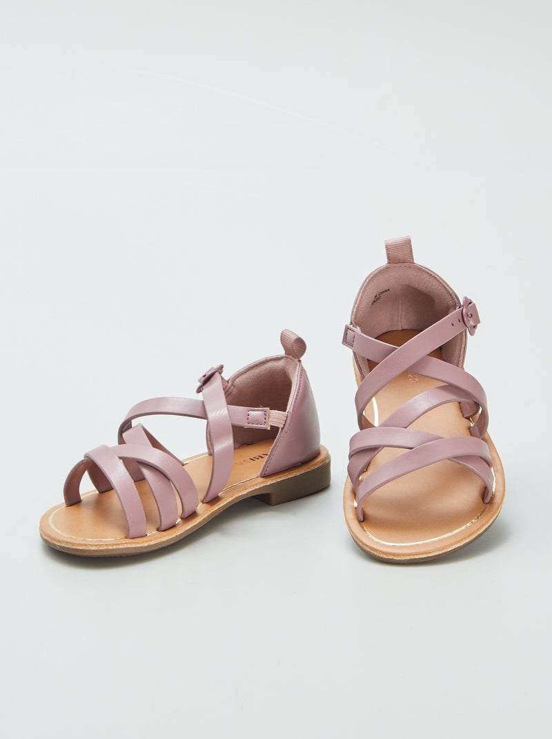 Sandales à multiples brides croisées VIOLET - Kiabi