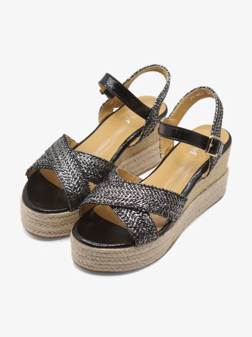 Sandales à paillettes - Kiabi