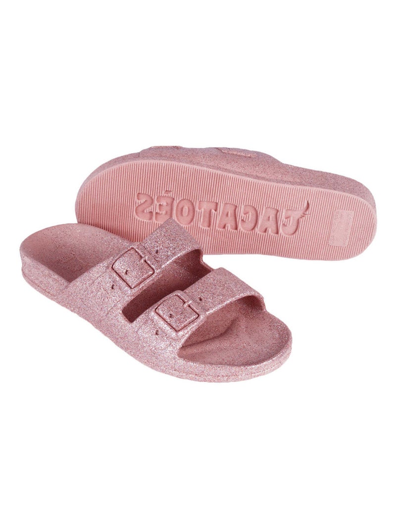 Sandales à Paillettes Pour Adulte Carioca Rose - Kiabi
