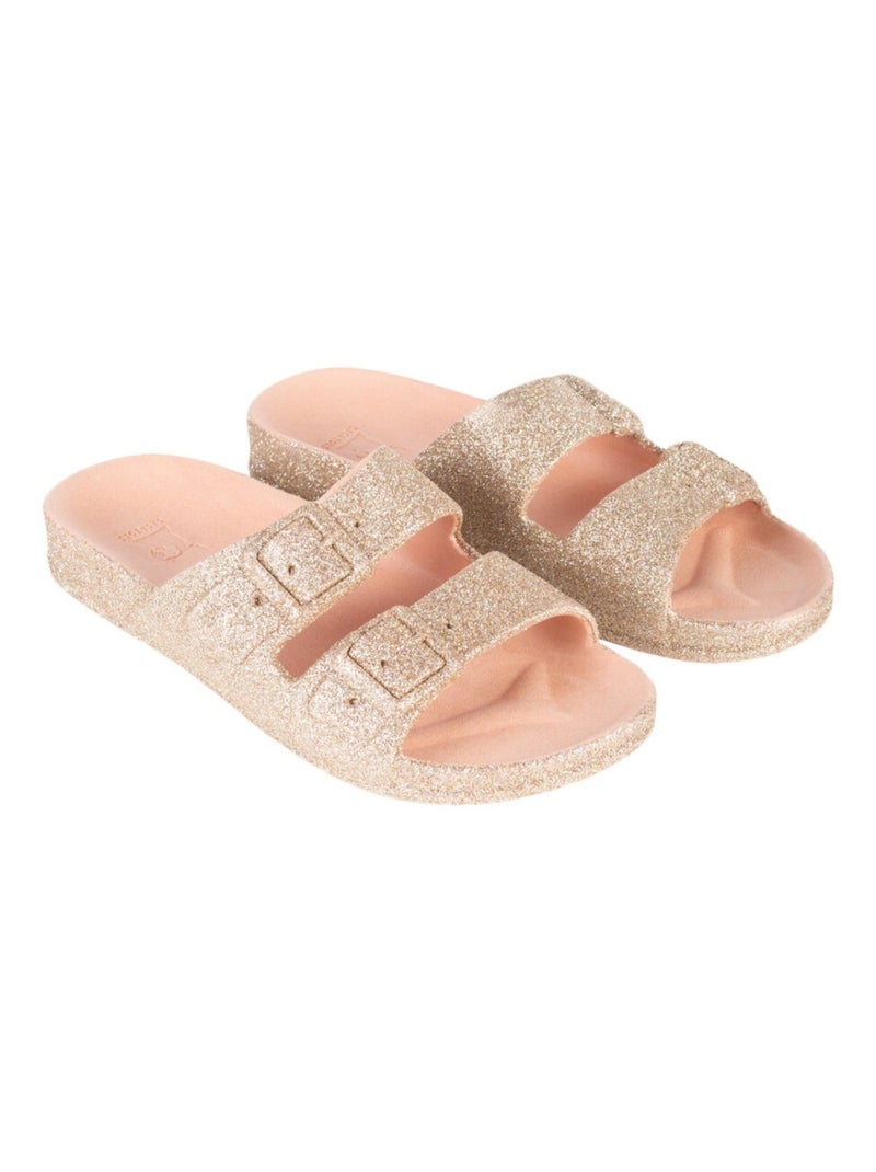 Sandales à Paillettes Pour Adulte Trancoso Beige - Kiabi