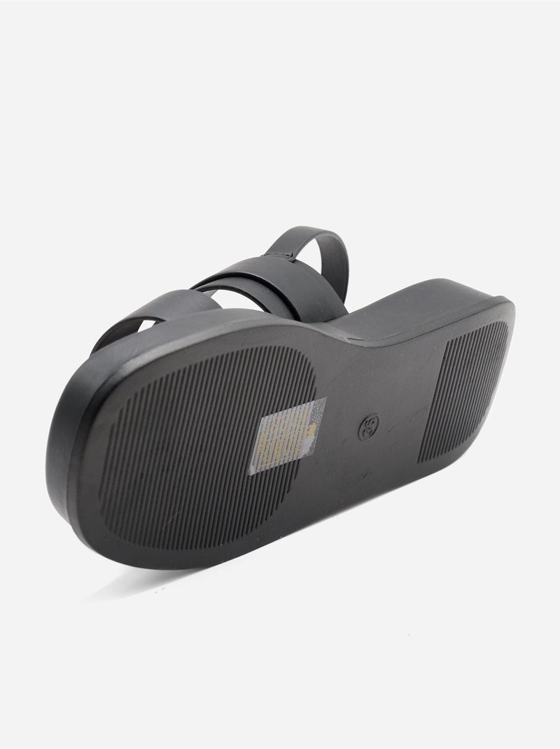 Sandales à plateforme - C M Noir - Kiabi