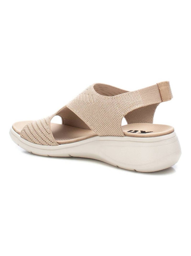 Sandales à plateforme femme Beige - Kiabi
