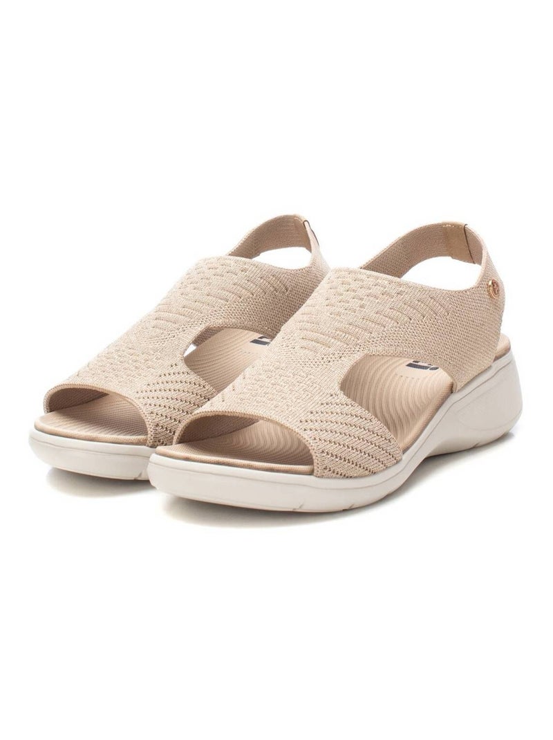 Sandales à plateforme femme Beige - Kiabi
