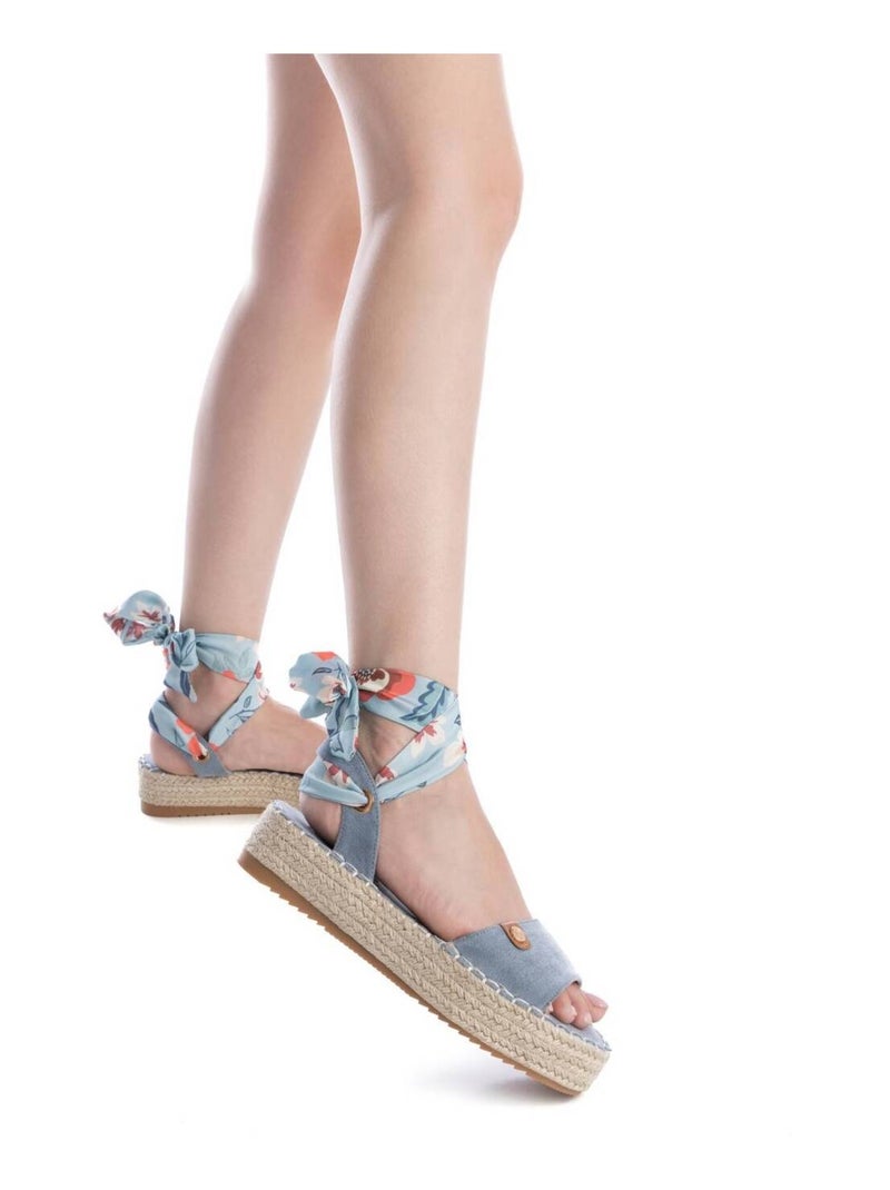 Sandales à plateforme femme Bleu - Kiabi