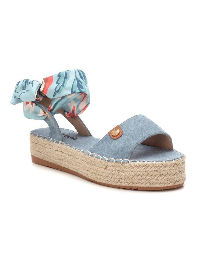 Sandales à plateforme femme Bleu - Kiabi