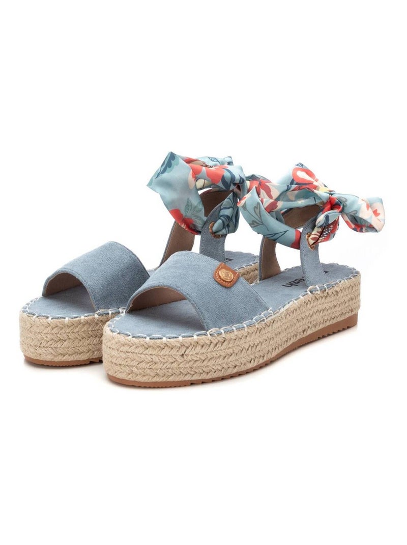 Sandales à plateforme femme Bleu - Kiabi