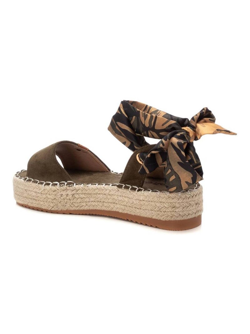 Sandales à plateforme femme Kaki - Kiabi