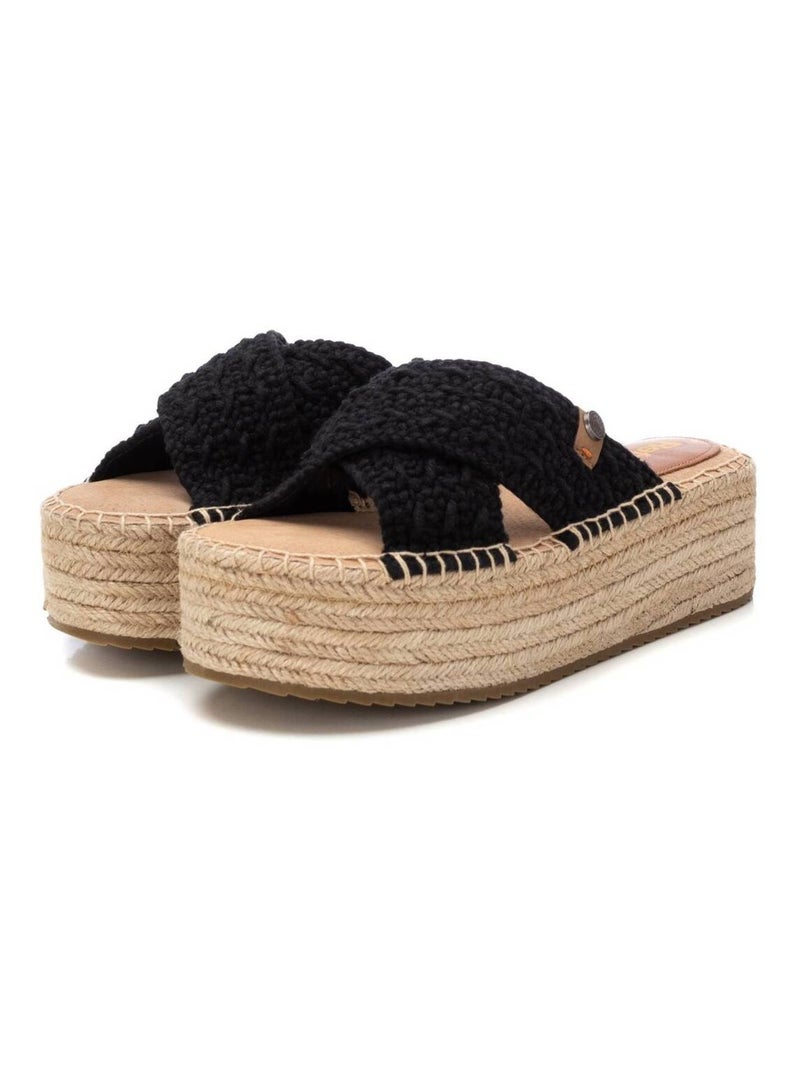 Sandales à plateforme femme Noir - Kiabi