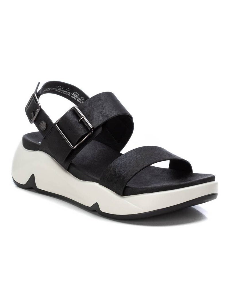 Sandales à plateforme femme Noir - Kiabi