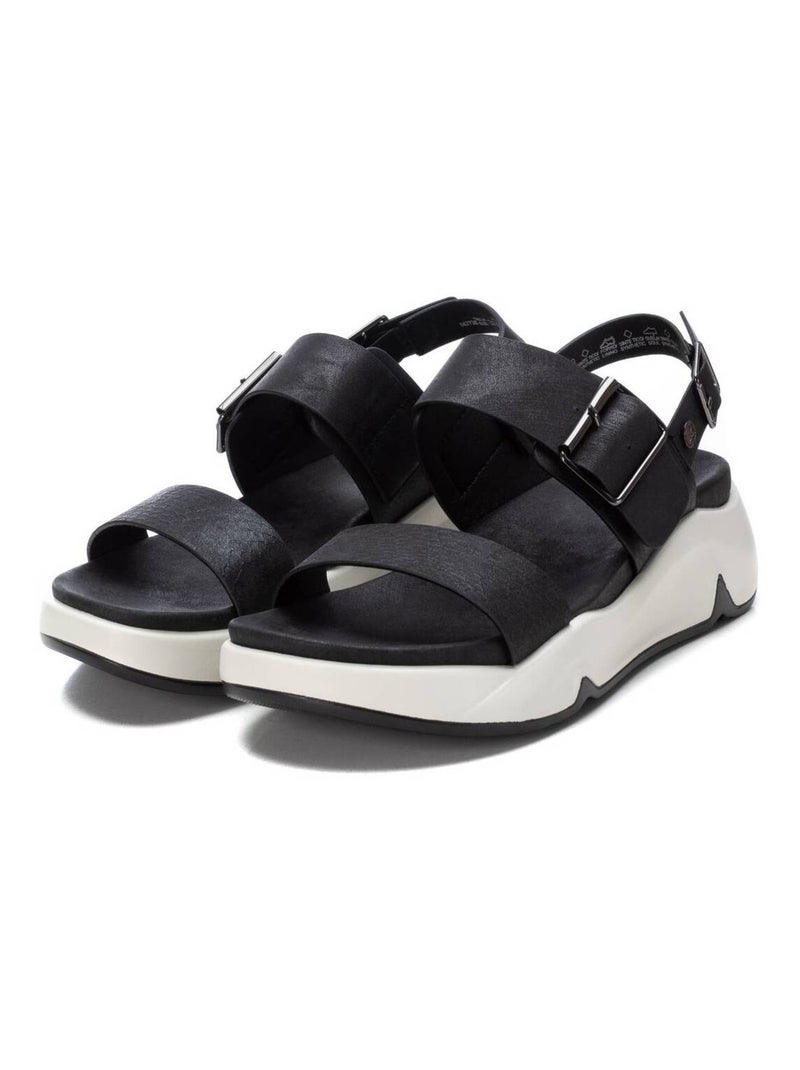 Sandales à plateforme femme Noir - Kiabi