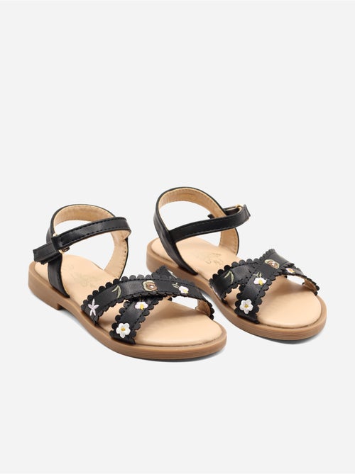 Sandales à scratch - Doremi - Kiabi