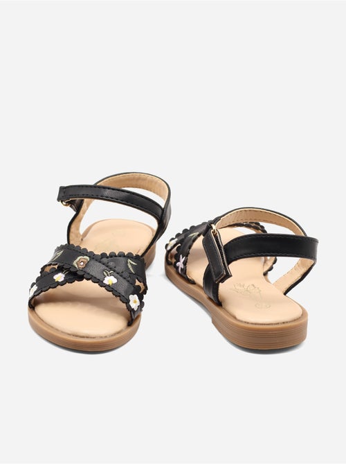 Sandales à scratch - Doremi - Kiabi