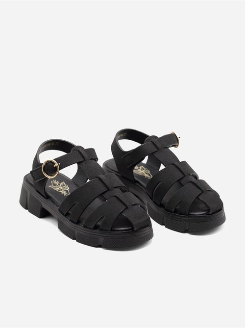 Sandales à scratch - Doremi - Kiabi